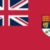 Canadian yacht ensign flag circa 1921-1957.