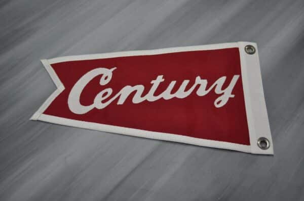 Century burgee flag circa 1939-1942 back side.