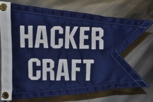 Hacker Craft burgee flag circa 1928-1929.