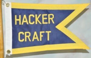 Hacker Craft burgee flag circa 1984.