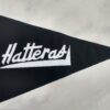 Hatteras burgee pennant flag in black 16x24.