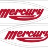 Mercury burgee pennant flag circa 1946-1955.