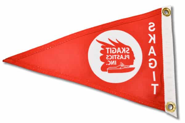 Skagit pennant flag back