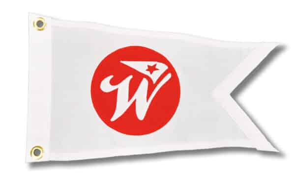 Woody Boater White base straight front